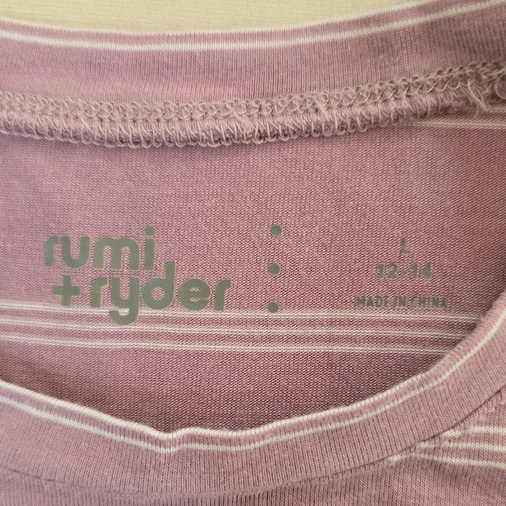2 Rumi + Ryder Muscle Tanks Girls L 12-14 Soft and Flowy